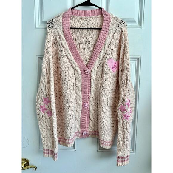 NWOT Taylor Swift Lover cardigan sweater size xs/s - Picture 1 of 5